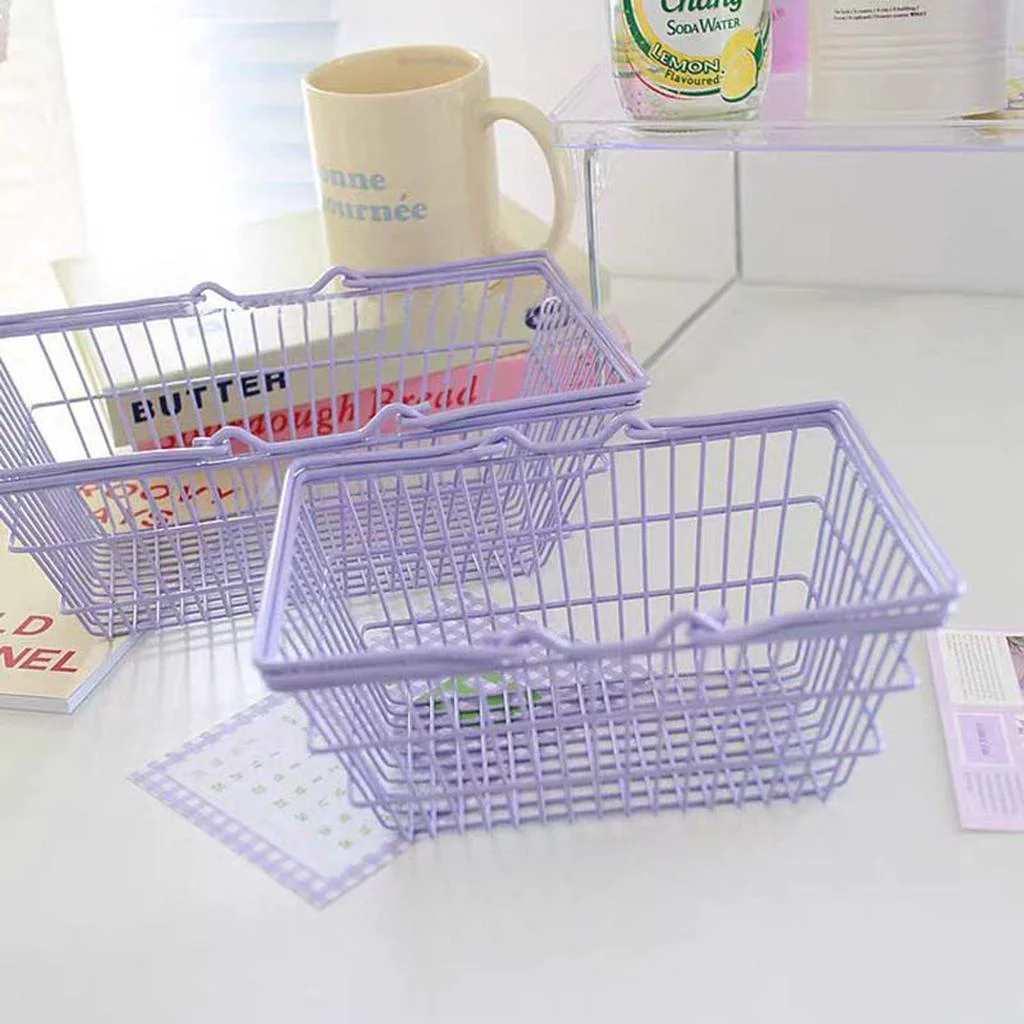 Proven Mini Shopping Cart Storage Basket Superior