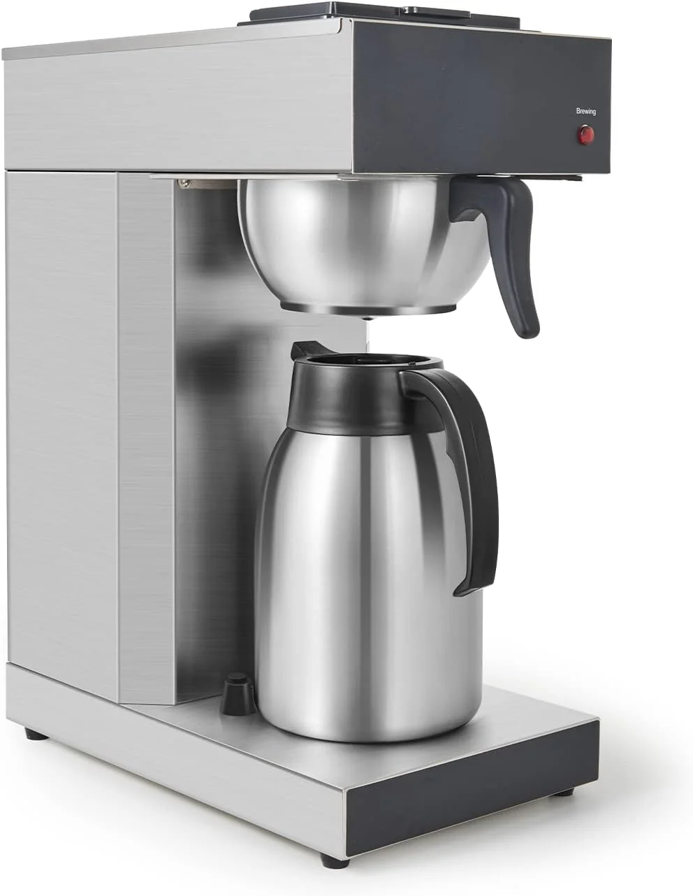 Fast Sybo Commercial Coffee Makers 12 Cup Drip Coffee Maker Brewer with 74Oz thermal carafe Stainless Steel Cafetera SF-CB-1AA Durable