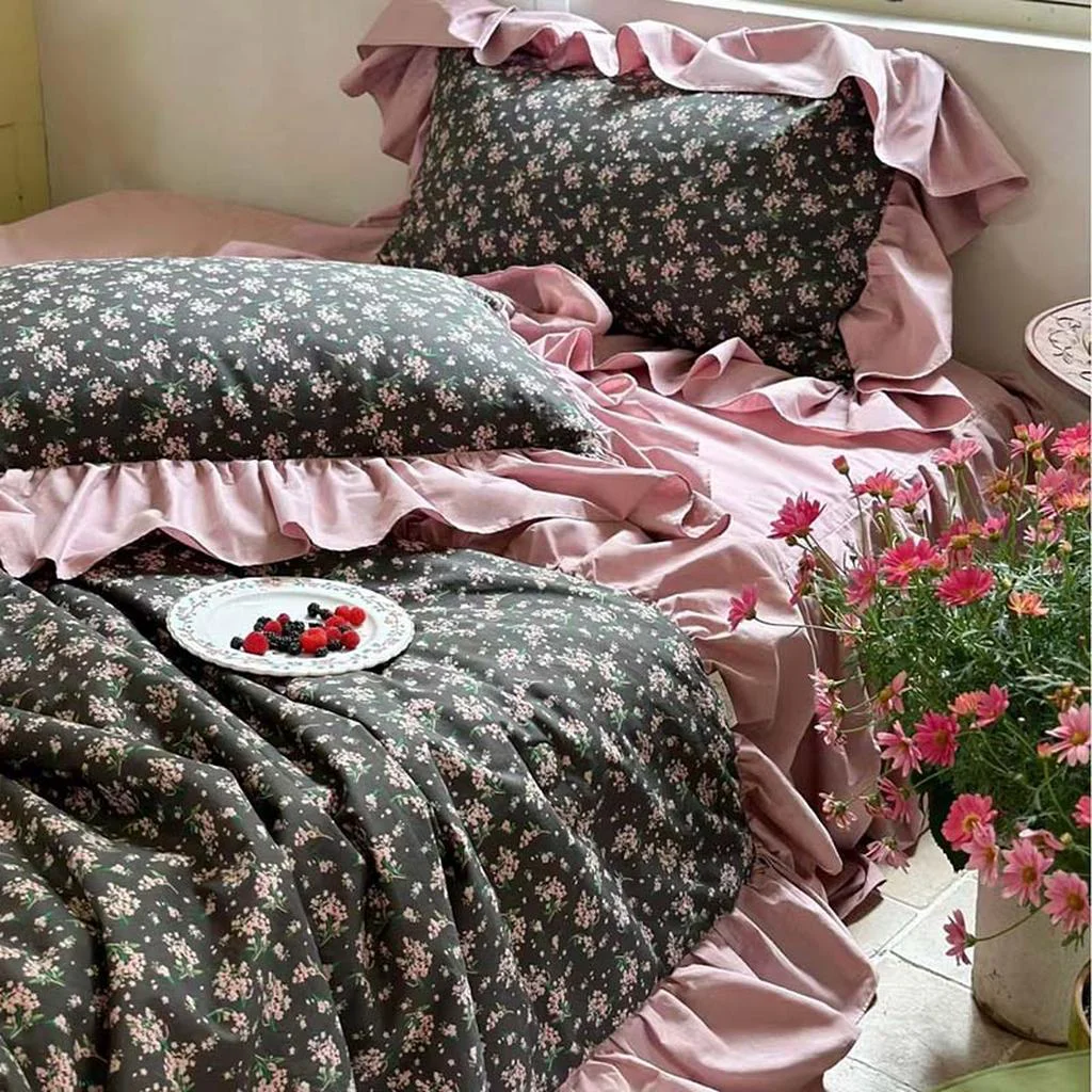 Proven Spring Garden Ruffle Duvet Cover Soft