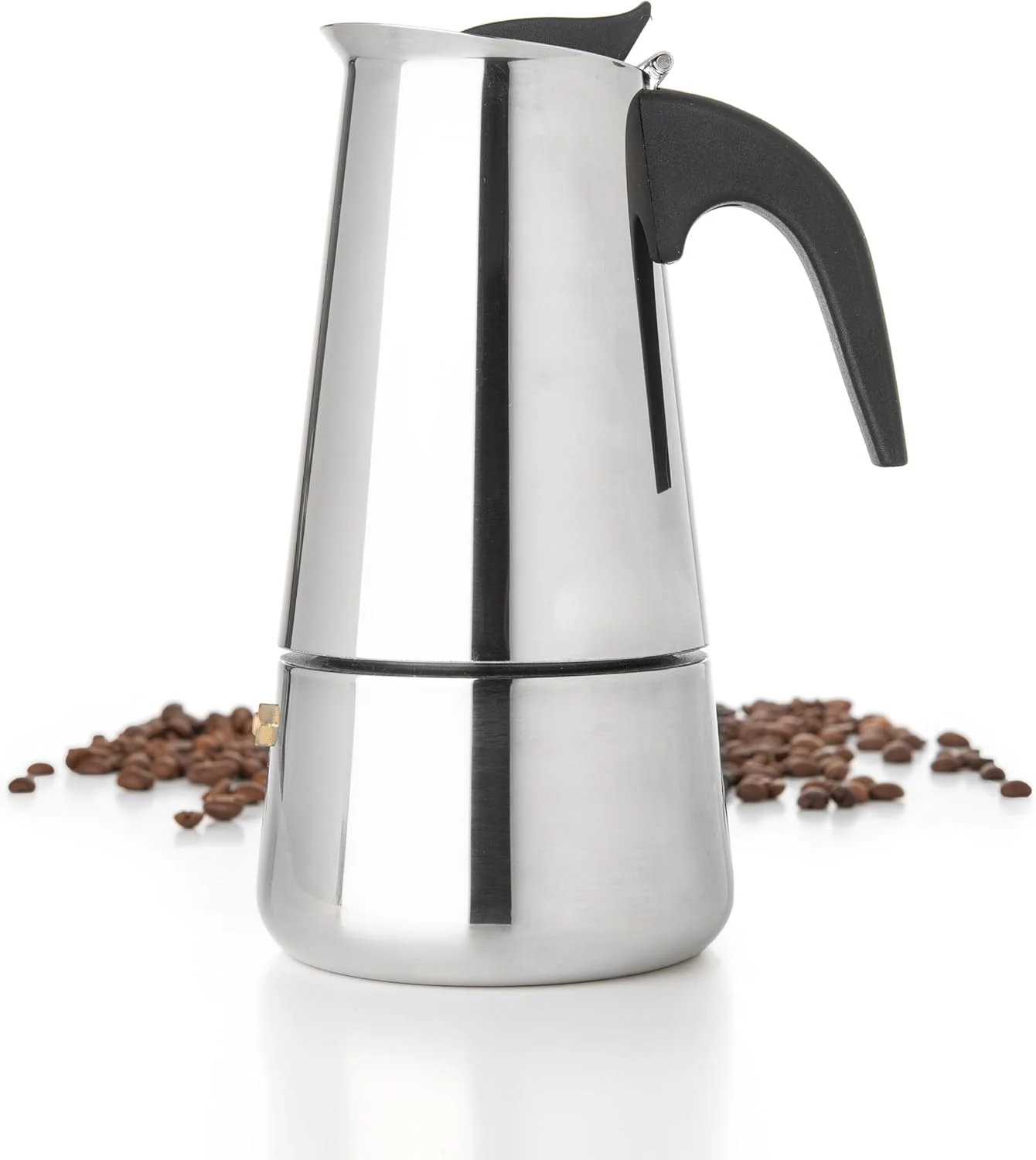 Dependable Mixpresso 6 Cup Greca Stovetop Espresso Pot 300ml 10oz Moka Pot with Coffee Percolator Design Optimized