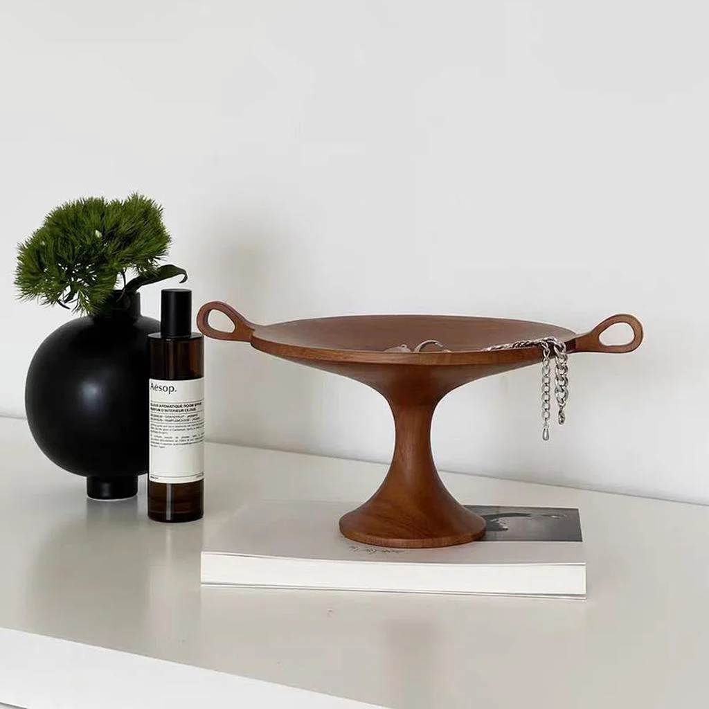 Stylish Vintage Wood Tray with Handle Reliable