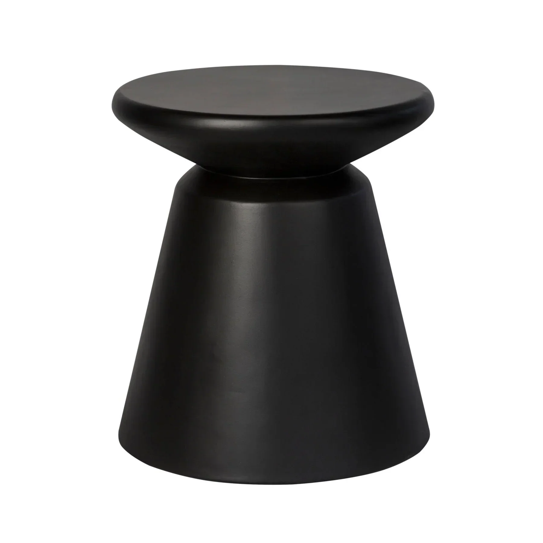Sustainable Concrete Mineral Side Table Natural