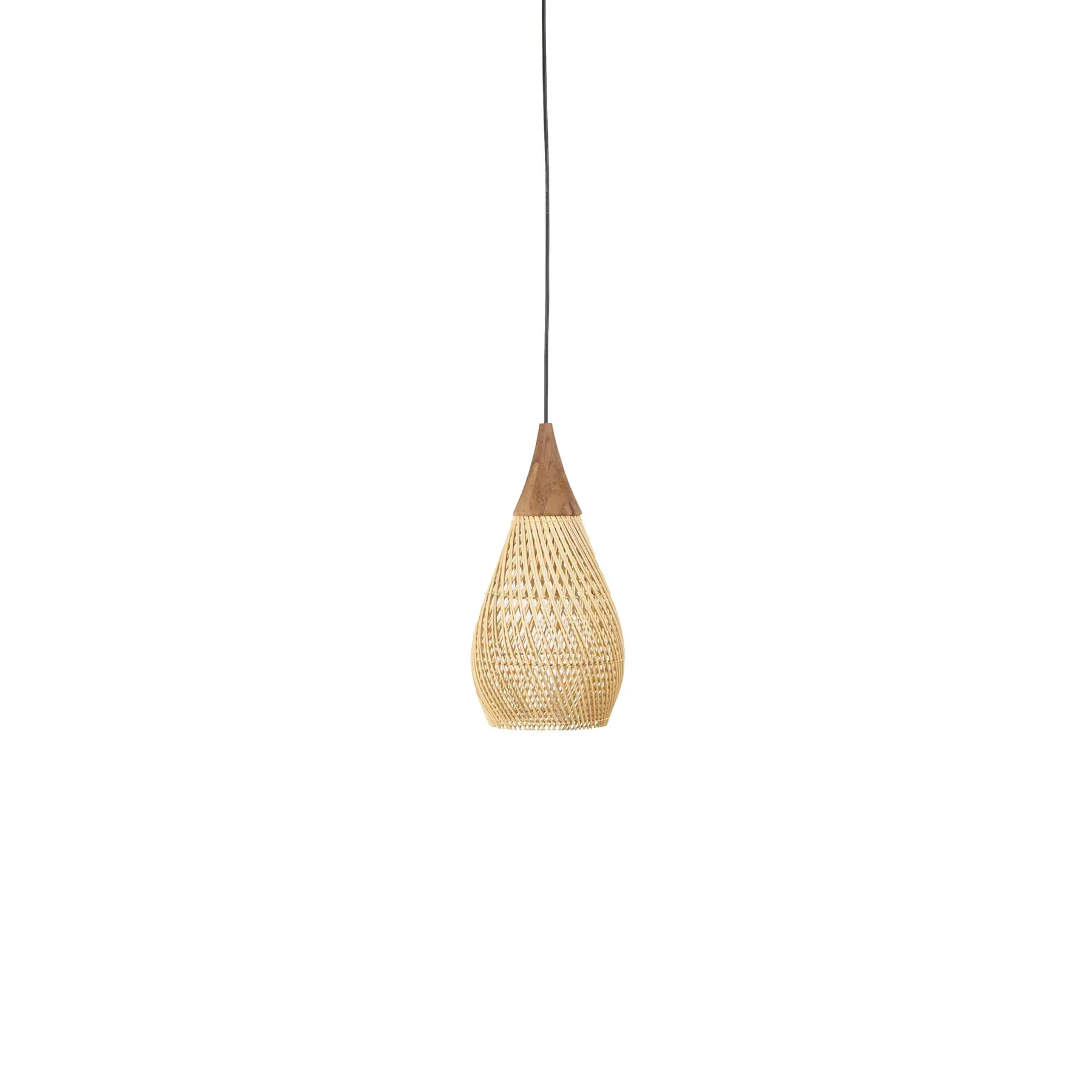 Modern D-Bodhi Horn Pendant Small - Natural Soft