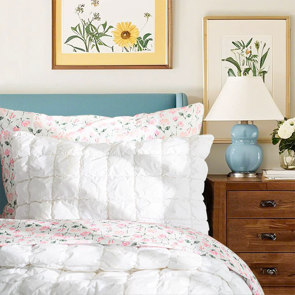 Eco-Friendly Puffy Marshmallow Down Comforter Set Carefully Designed