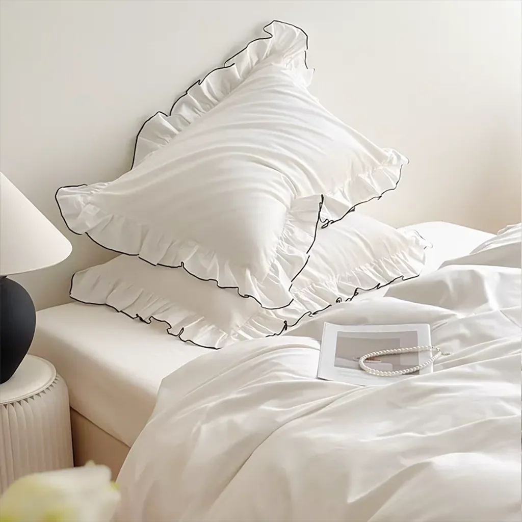 Fine French Ruffle Duvet Cover Set World-Class