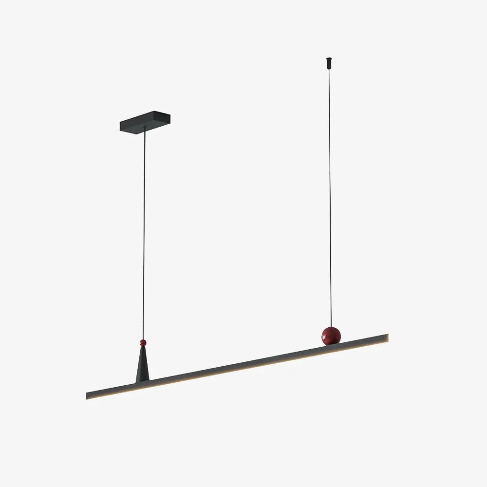 Fine OSBELE Modern Black Linear Chandelier Elite
