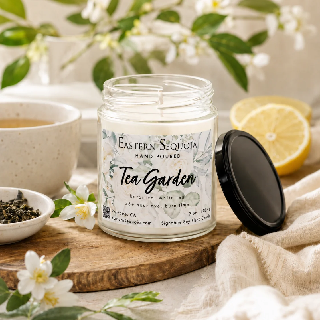 Smooth Tea Garden Candle 7oz Official