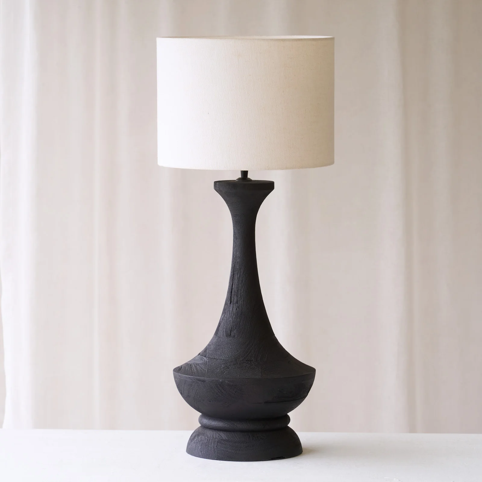 Expertly Made Nicolo Table Lamp Black 61cm Trusted