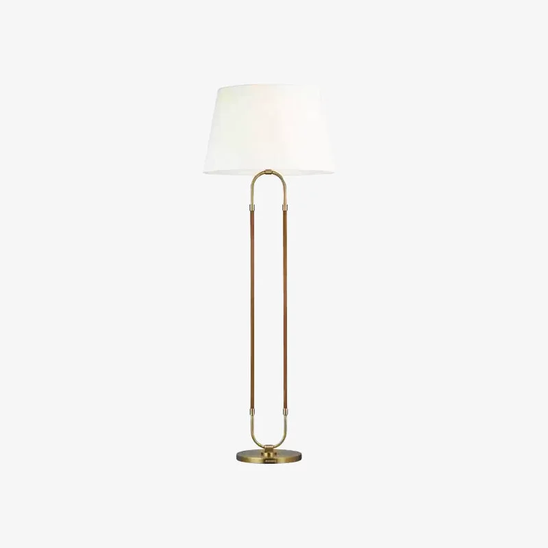 Green Katie Brass Floor Lamp Eco-Friendly