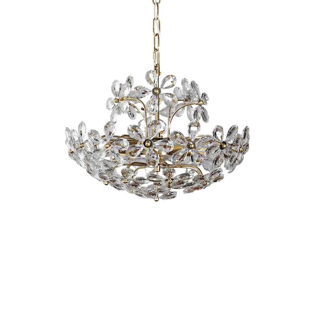 High-Quality Blossom Crystal Flower Chandelier World-Class