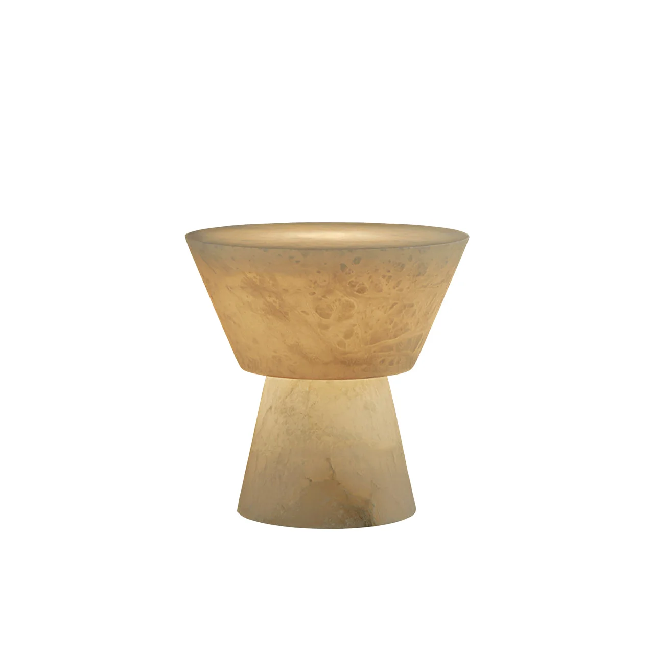 Soft Conical Alabaster Table Lamp Dependable