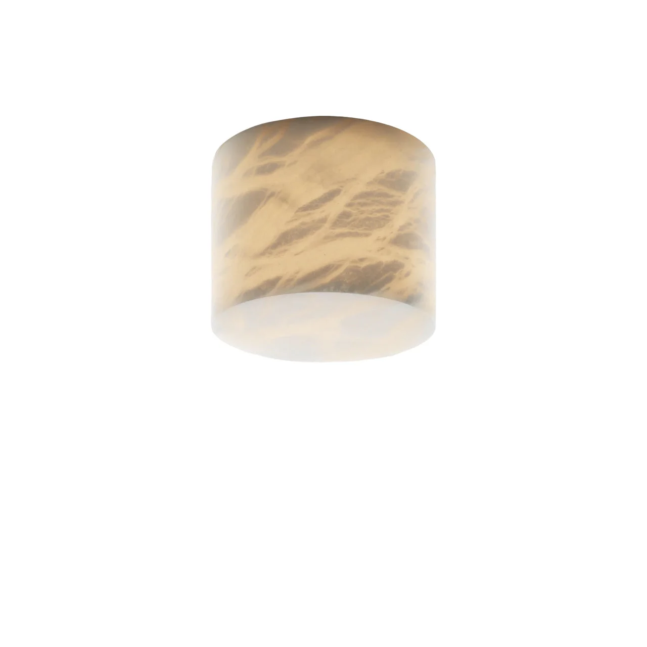 Sophisticated Small Alabaster Ceiling Light Professional