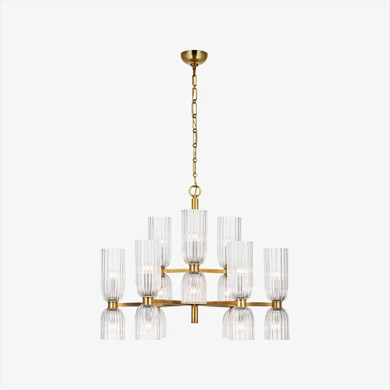 Innovative Aa Double Layer Chandelier Expertly Made