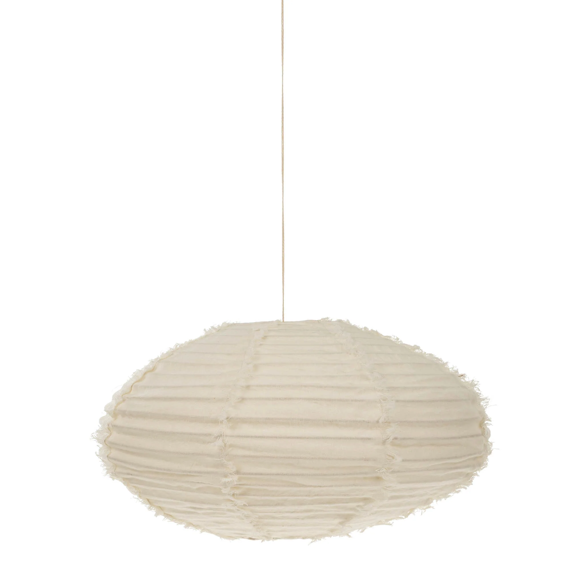 Crafted Lina Linen Lampshade M Ivory World-Class