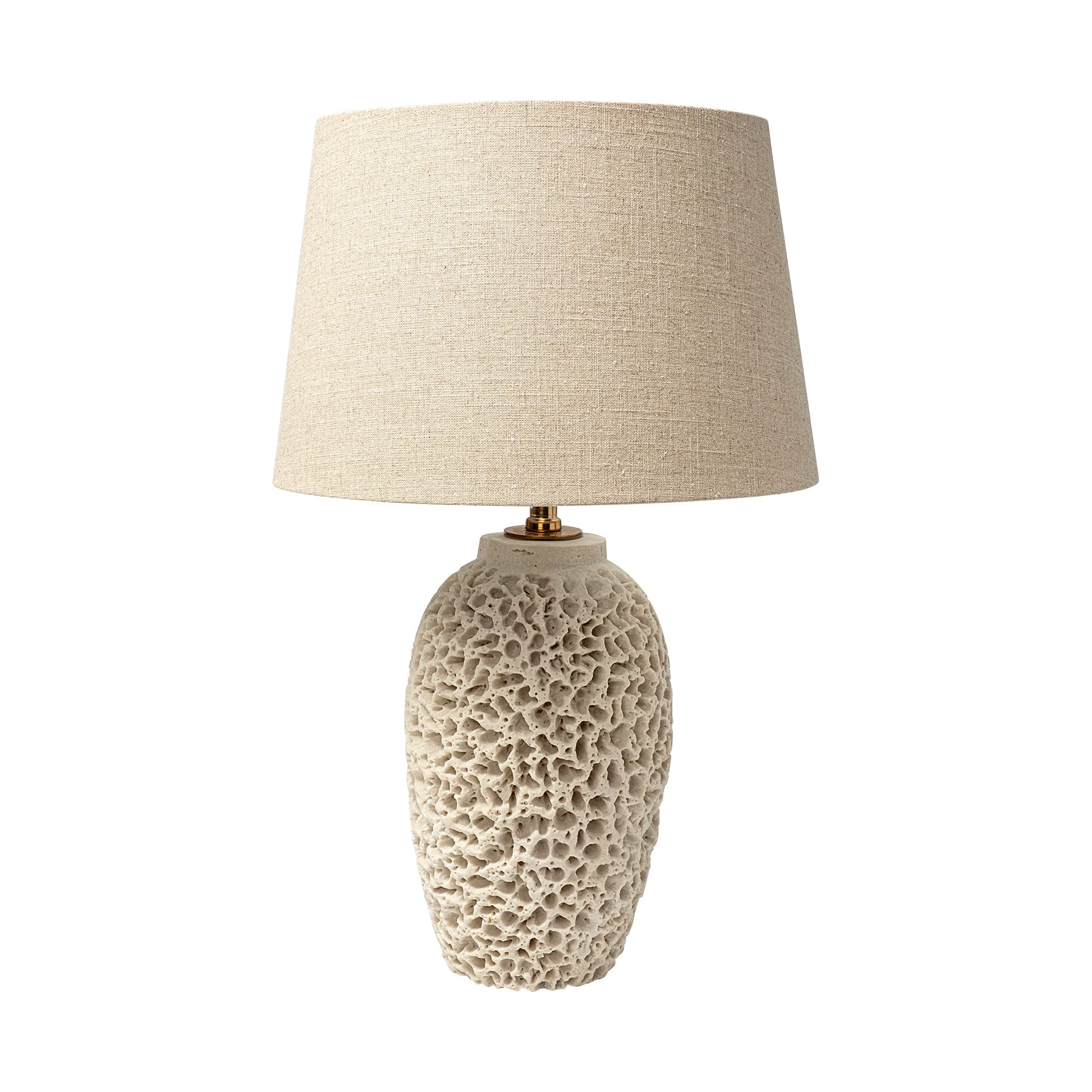 High-End Mariam 26 H Beige Coral-Inspired Base Table Lamp Exclusive