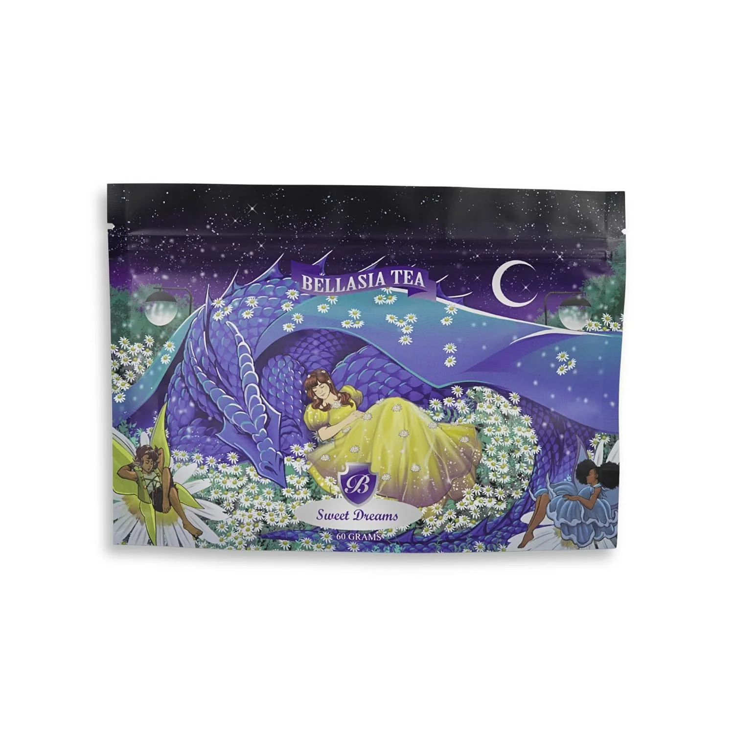 Green Bellasia Tea Sweet Dreams for Kids Using Fruit Pieces - Caffeine Herbal Tea Blend with Ingredients Balanced Flavor- Add Loose Leaf Tea to Your Child s Routine for A Fun Tasty Drink. 20-25 Cups Classic