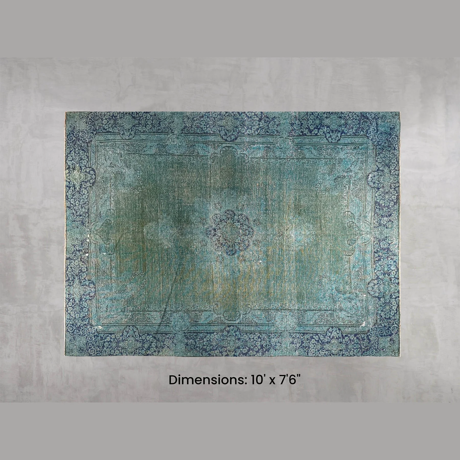 Outstanding Namaste Rug - Blue Green 10' x 7'6 Optimized