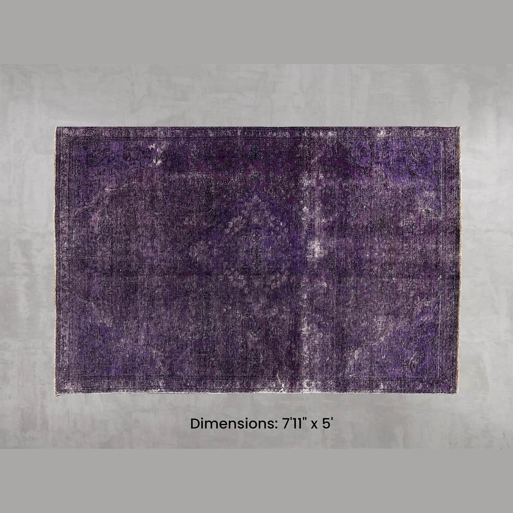 Premium Material Namaste Rug - Purple 7'11 x 5' High-Grade