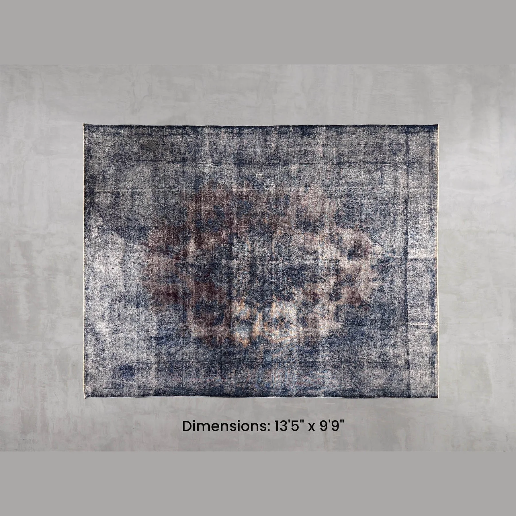 Premium Material Namaste Rug - Blue Brown 13'5 x 9'9 Original Design