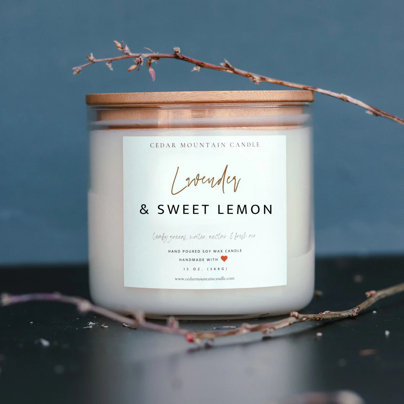 Stylish Lavender Sweet Lemon - 3 Wick Jar Candle Classic