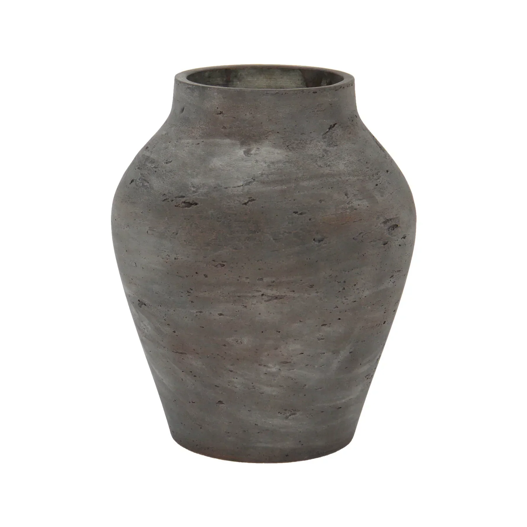Reusable Amphora Large Vase - Rustic Brown Smooth