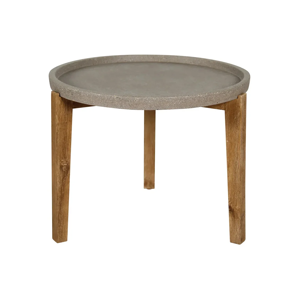 Reusable Patio Small Round Garden Table - Brown Stone Top-Quality
