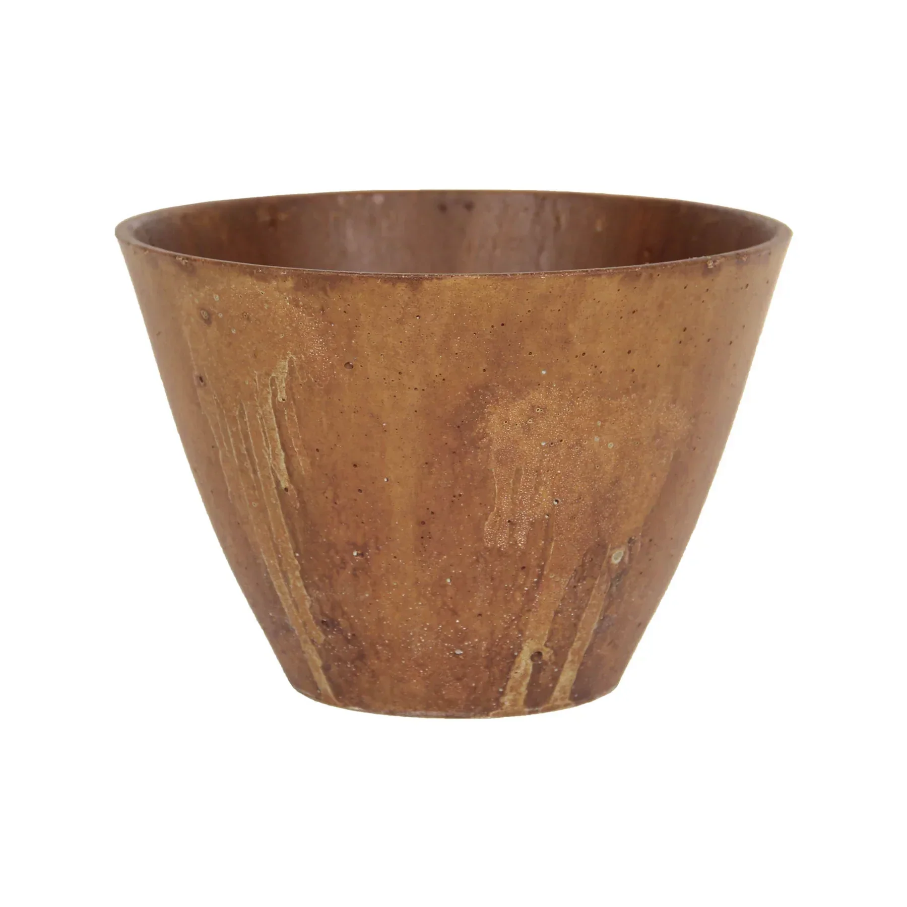 Expertly Made Rustic Conical Bowl - Corten High-Grade