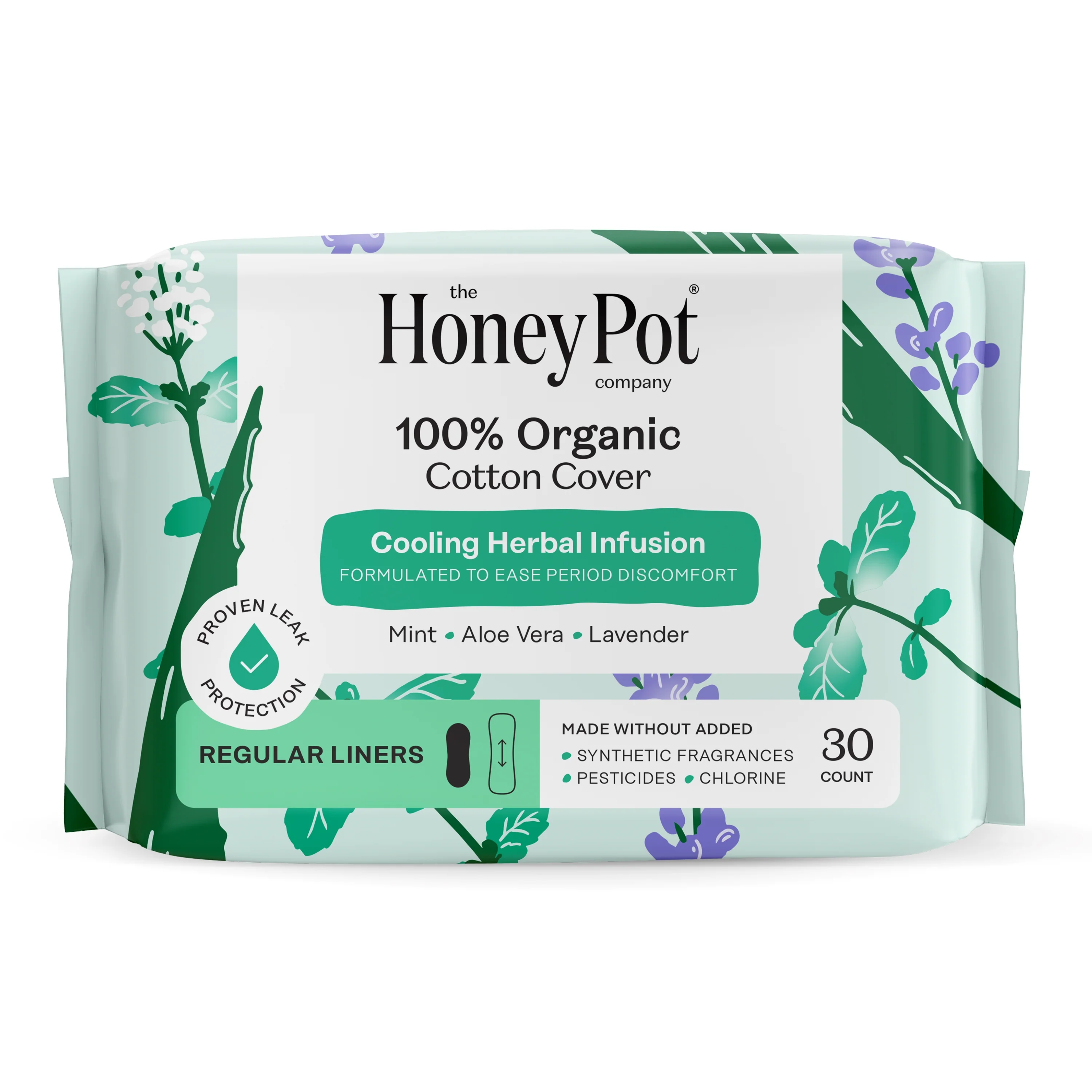 Recyclable HoneyPot Regular Liners - Cooling Herbal-Infused Sophisticated