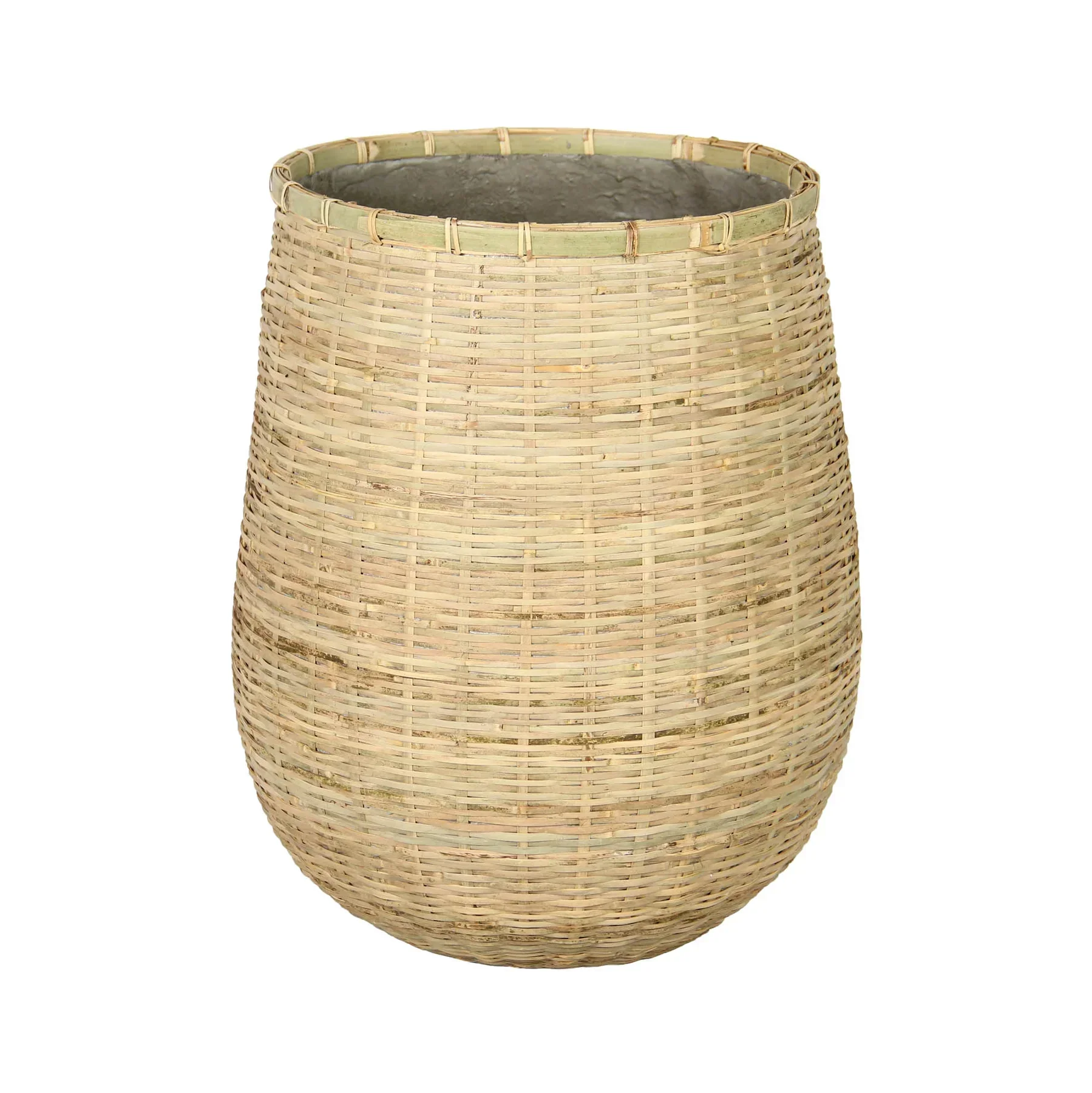 Durable Bamboo Indoor Basket Pot - Natural Fashionable