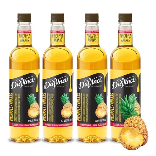 Stylish Classic Pineapple Syrup 101.6 Fl Oz Contemporary