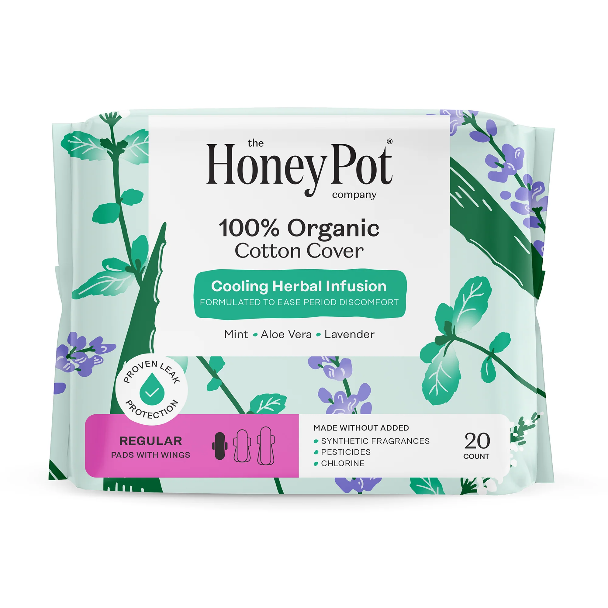 Outstanding HoneyPot Menstrual Pads - Cooling Herbal-Infused Natural