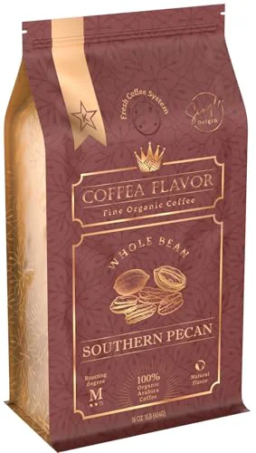 Convenient Organic Whole Bean Coffee Medium Roast 16 Ounce Soft