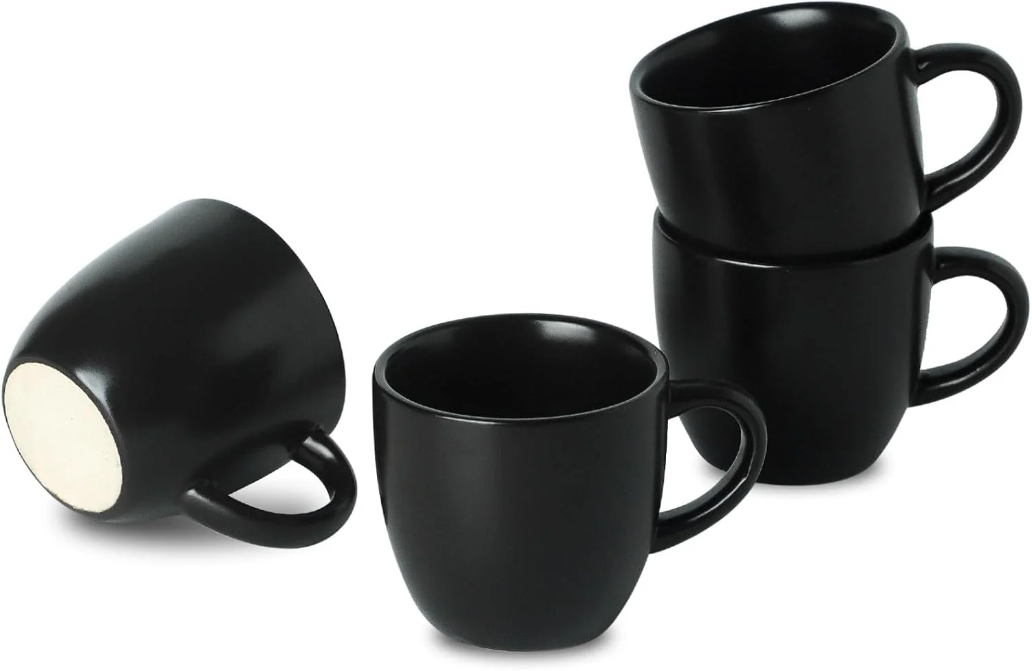 Genuine Hasense Ceramic 3 OZ Espresso Cups Porcelain Espresso Demitasse Cups Set of 4 for Double shot Lungo and Ristretto Efficient