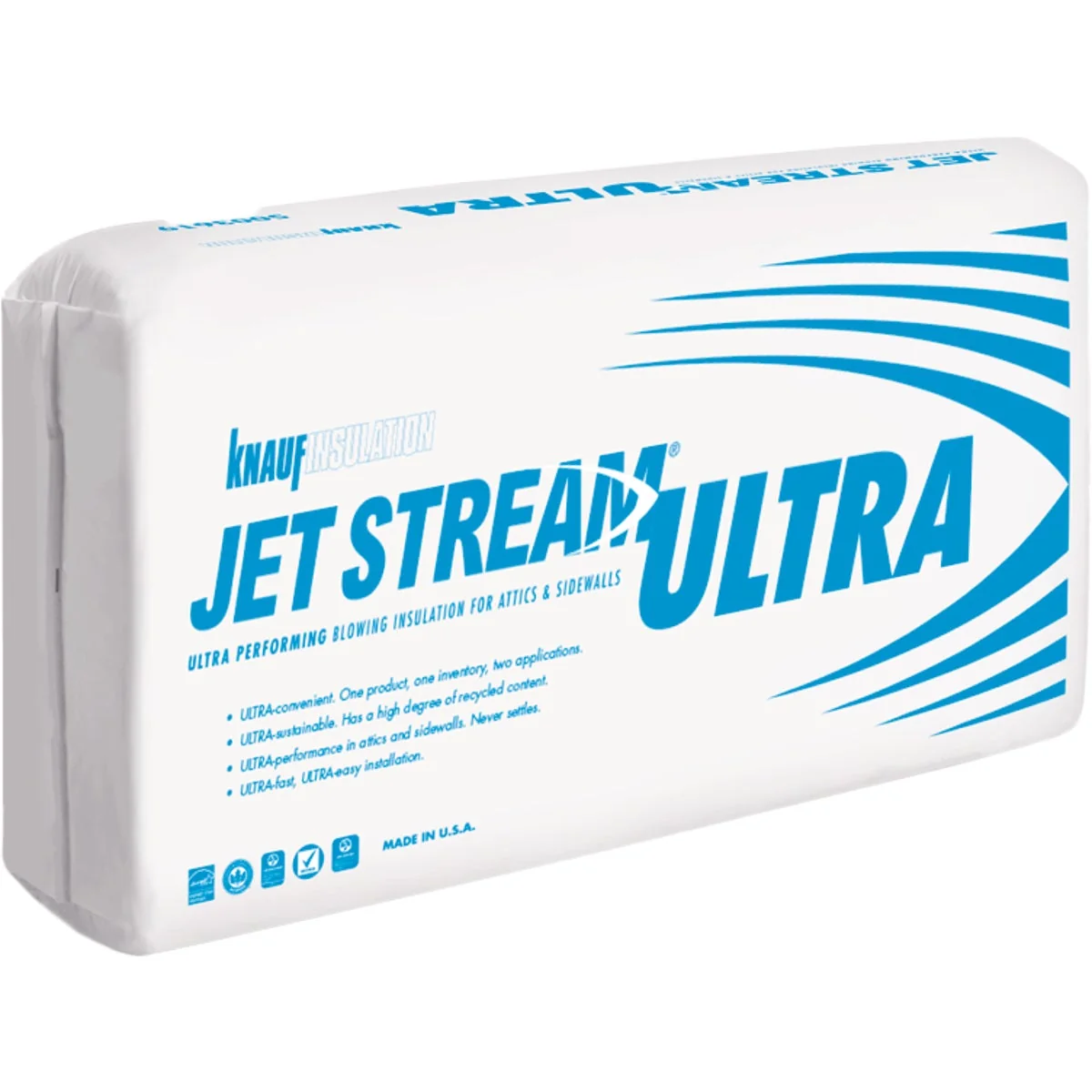 Carefully Designed Knauf Jet Stream Ultra Blow-In Fiberglass Insulation Comfortable