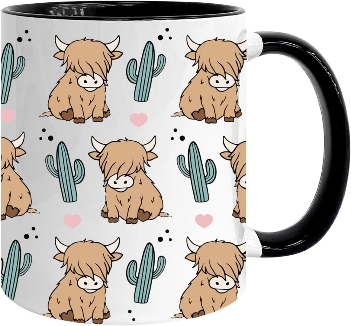 Outstanding Highland Cow Coffee Mug 11oz Highland Cow Gifts for Women Cowgirl Stuff Advanced