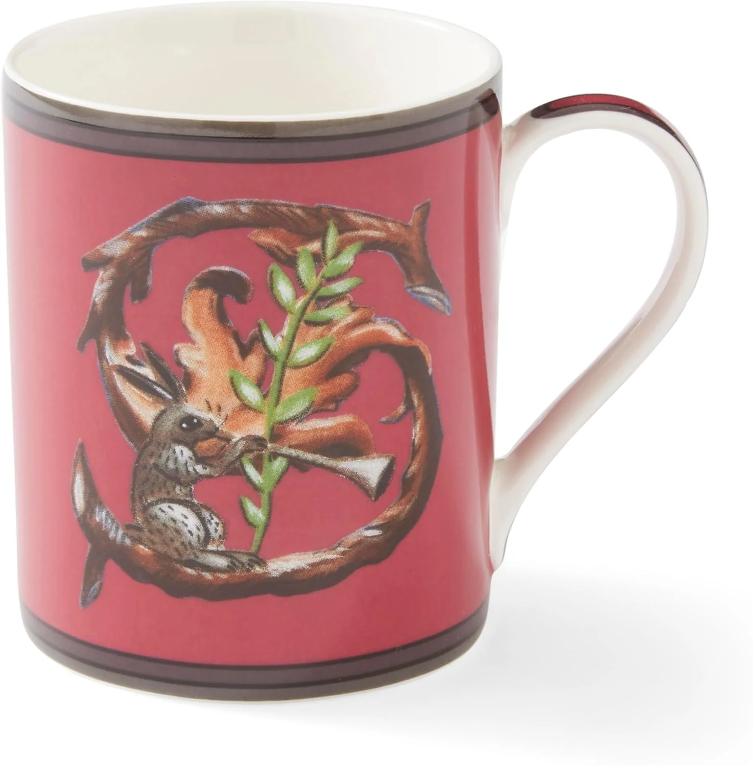 Effective Spode Kit Kemp 12oz Mug S Initial - Fine China Coffee Cup with Floral Alphabet Design Custom Letter Mug for Unique Gift Giving Easy-to-Use