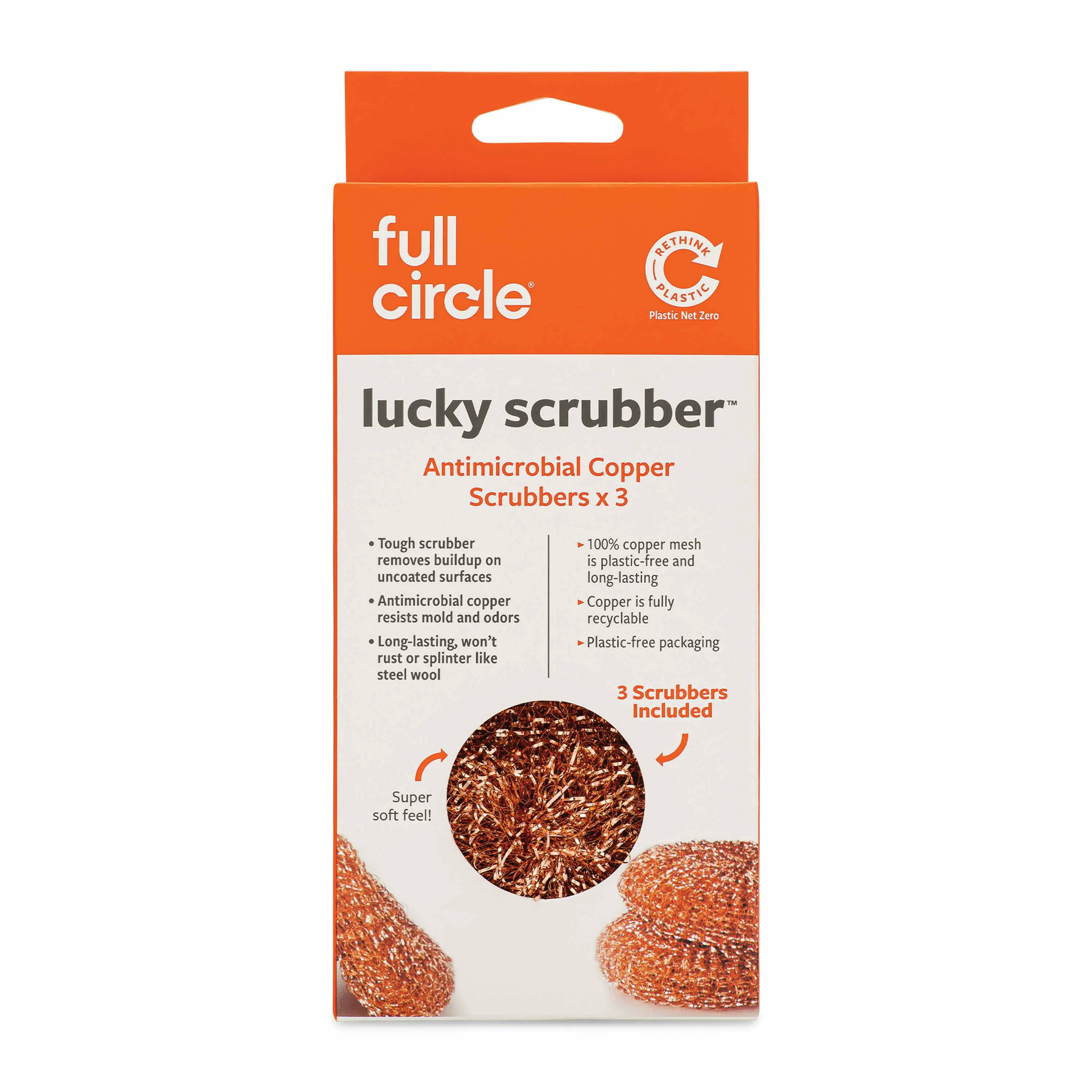 Convenient Full Circle Copper Scourer Set Certified