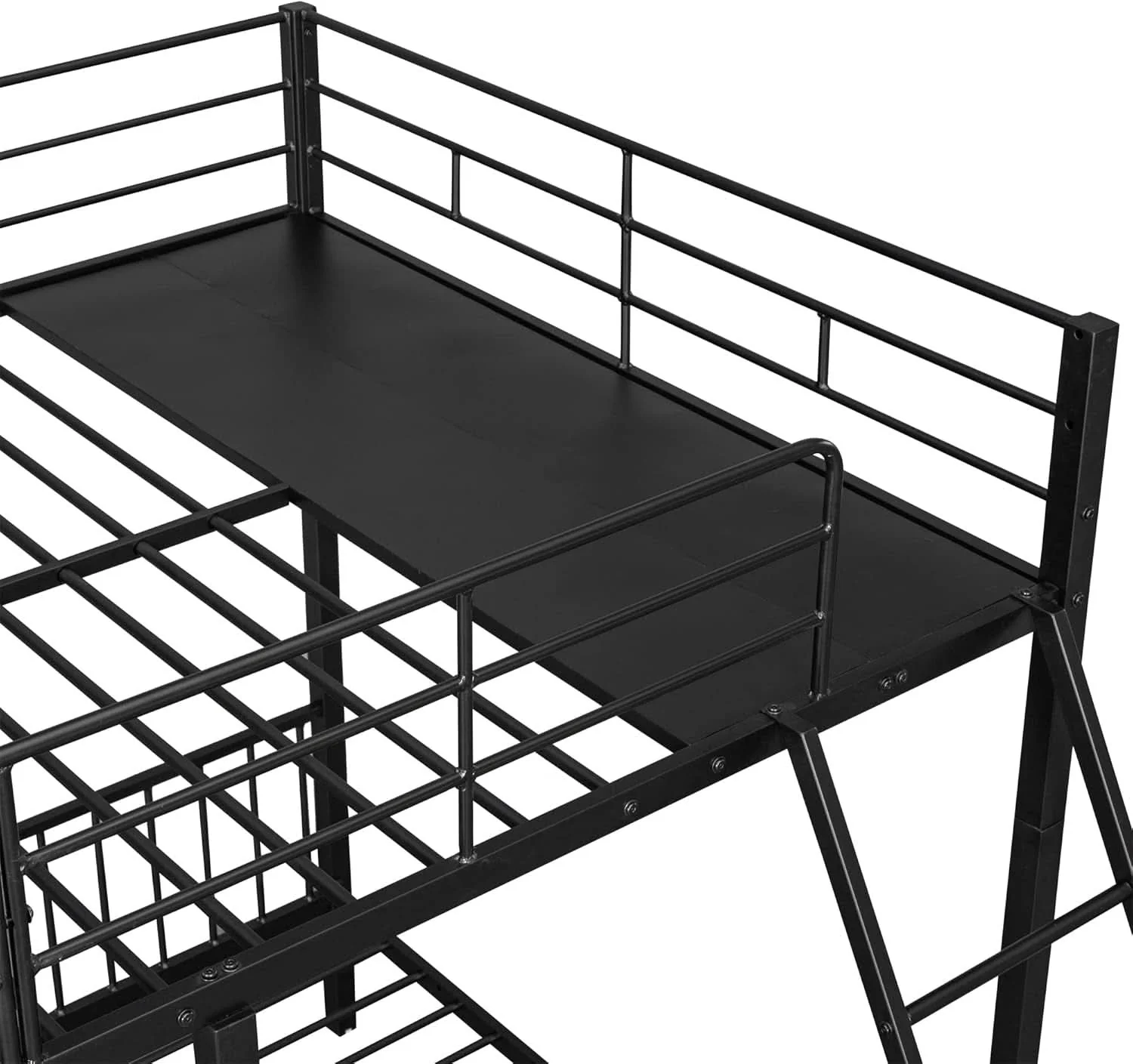 Carefully Designed Black Metal Triple Bunk Bed With Drawers Full Over Twin Bunk Beds Fine