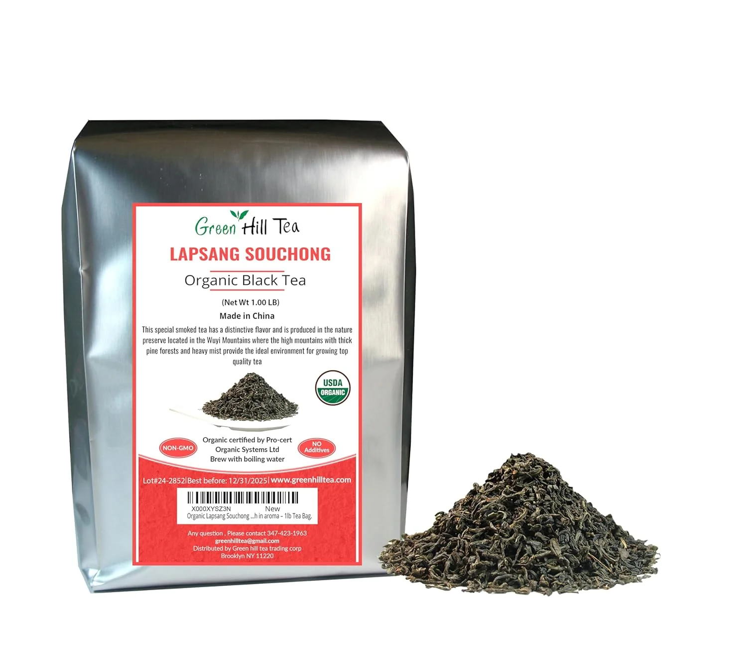 Solid Organic Lapsang Souchong Tea Natural Organic Lapsang Souchong Tea is rich in aroma – 1lb Tea Bag. Outstanding