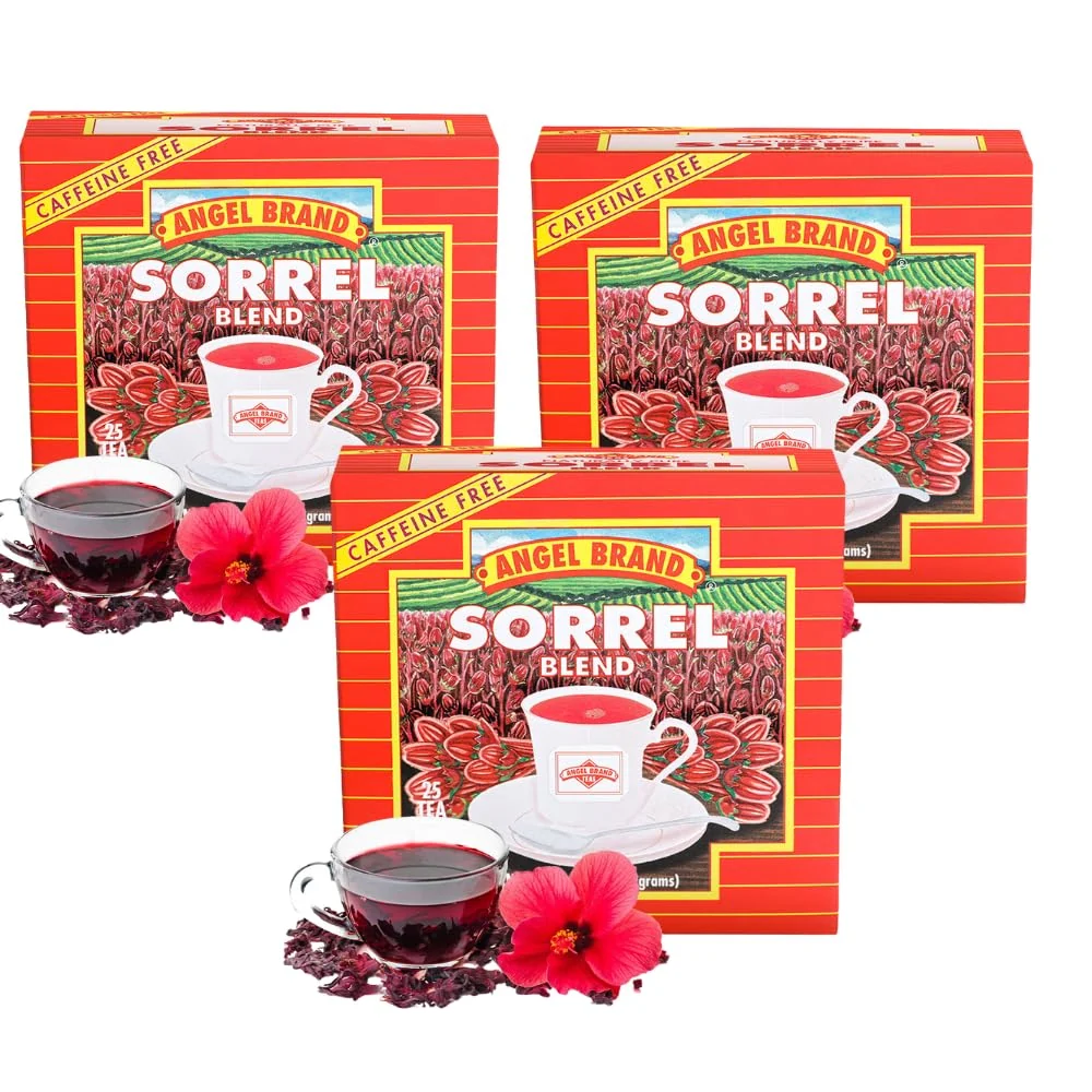 Safe Sorrel Hibiscus Tea Bags 20 Count 3 Pack Refreshing Flavor Sorrel amp Hibiscus Tea Specialty