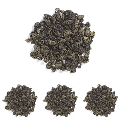 Quality Frontier Herb TEA LSE GRN Gunpowder ORG 16 OZ Pack of 4 Responsible