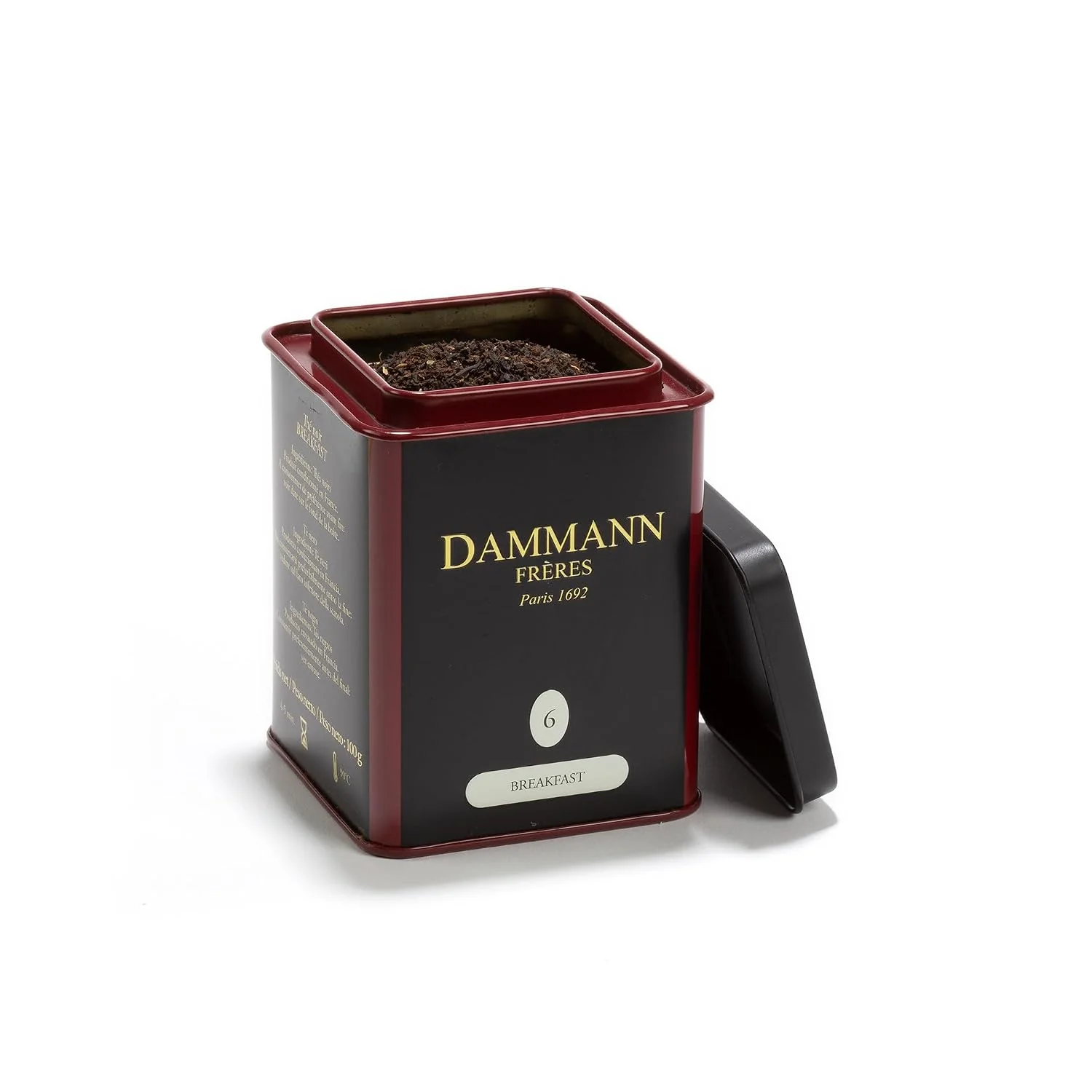 Carefully Designed DAMMANN FRERES Breakfast Loose Tea 3.5 Ounce Tin Practical