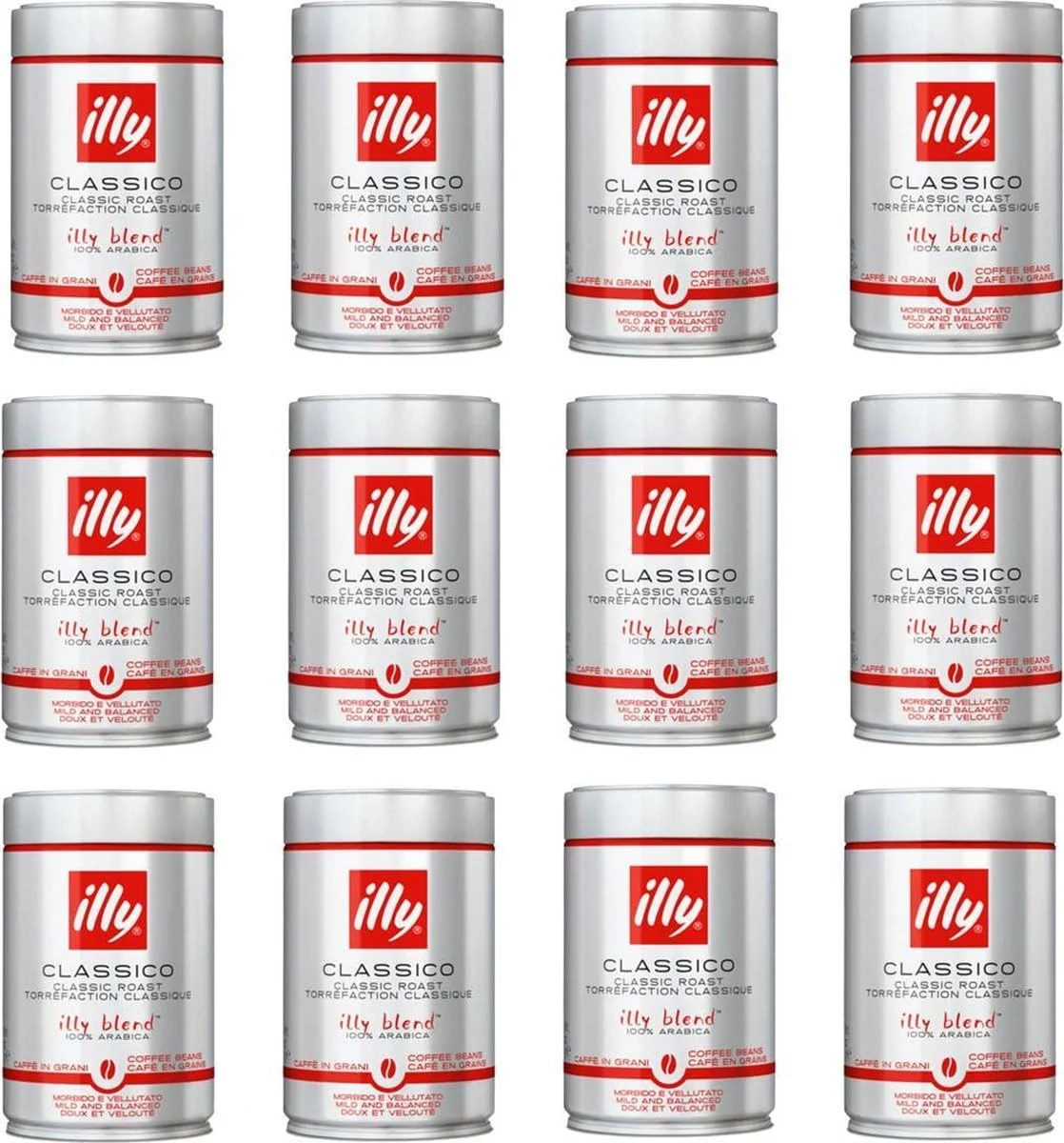 Versatile Illy Classico Medium Roast Whole Bean Coffee Long-Lasting