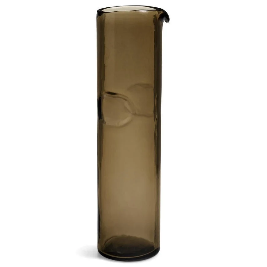 Comfortable JUG RECYCLED GLASS MOUTH BLOWN SMOKE Consistent