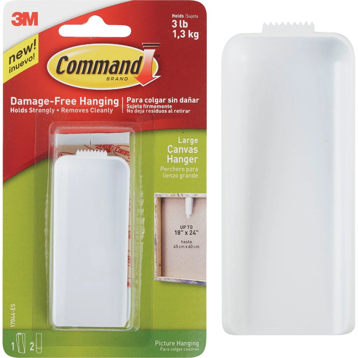 Solid 3M Command Large Canvas Hanger Sophisticated