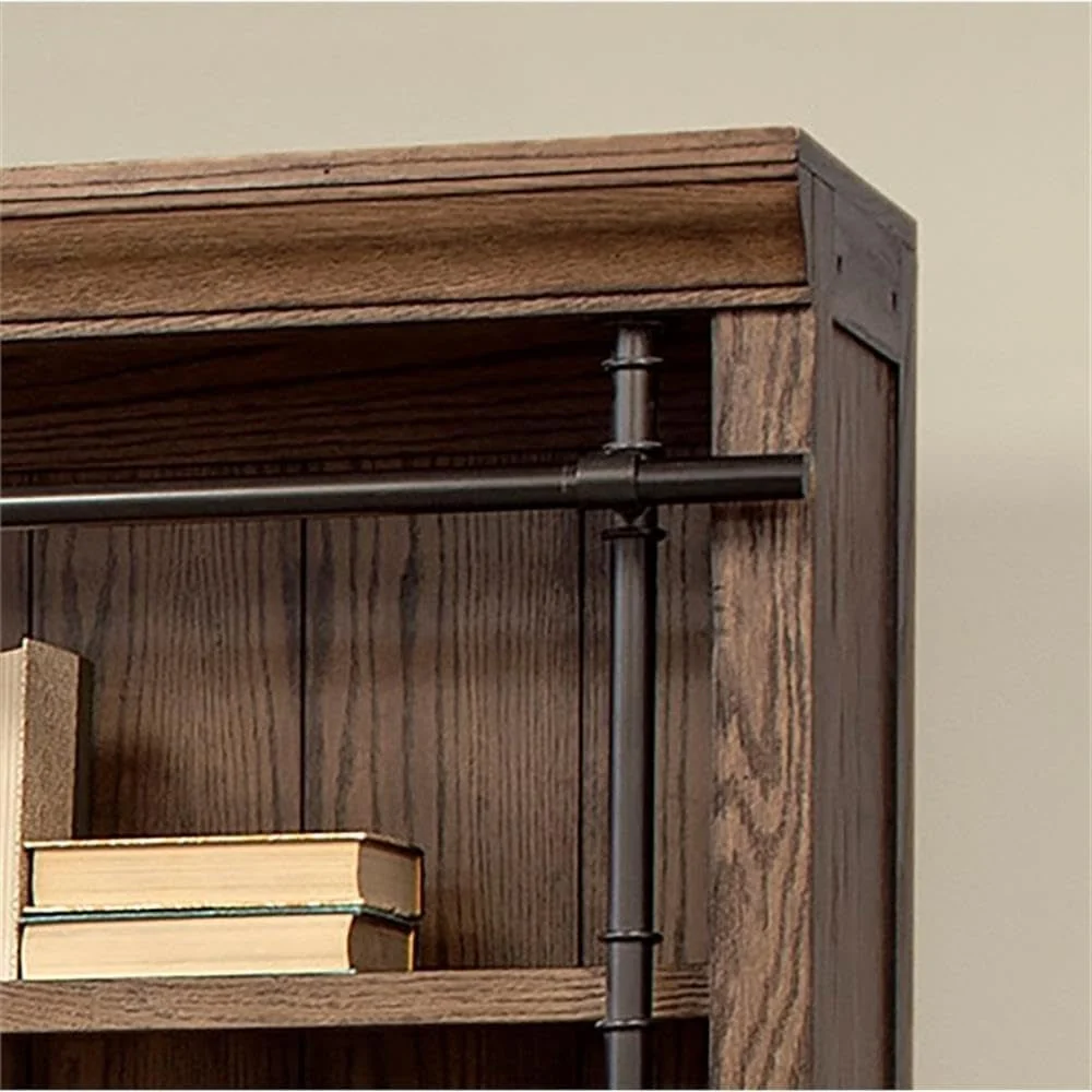 Effective Spacious Brown Contemporary Bookcase With Five Shelves Healthy