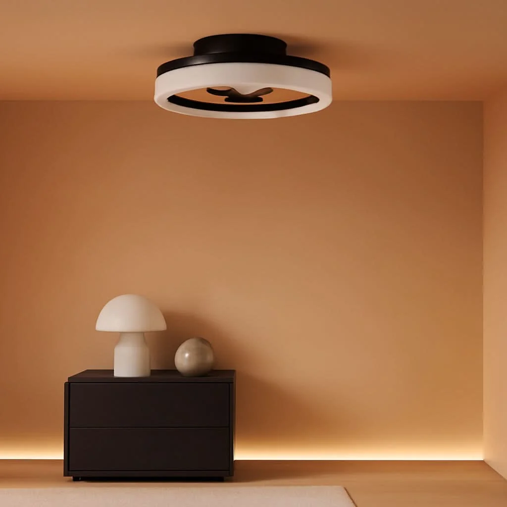 Prestigious Smart Bladeless Ceiling Fan With Remote And LED Lights Fashionable