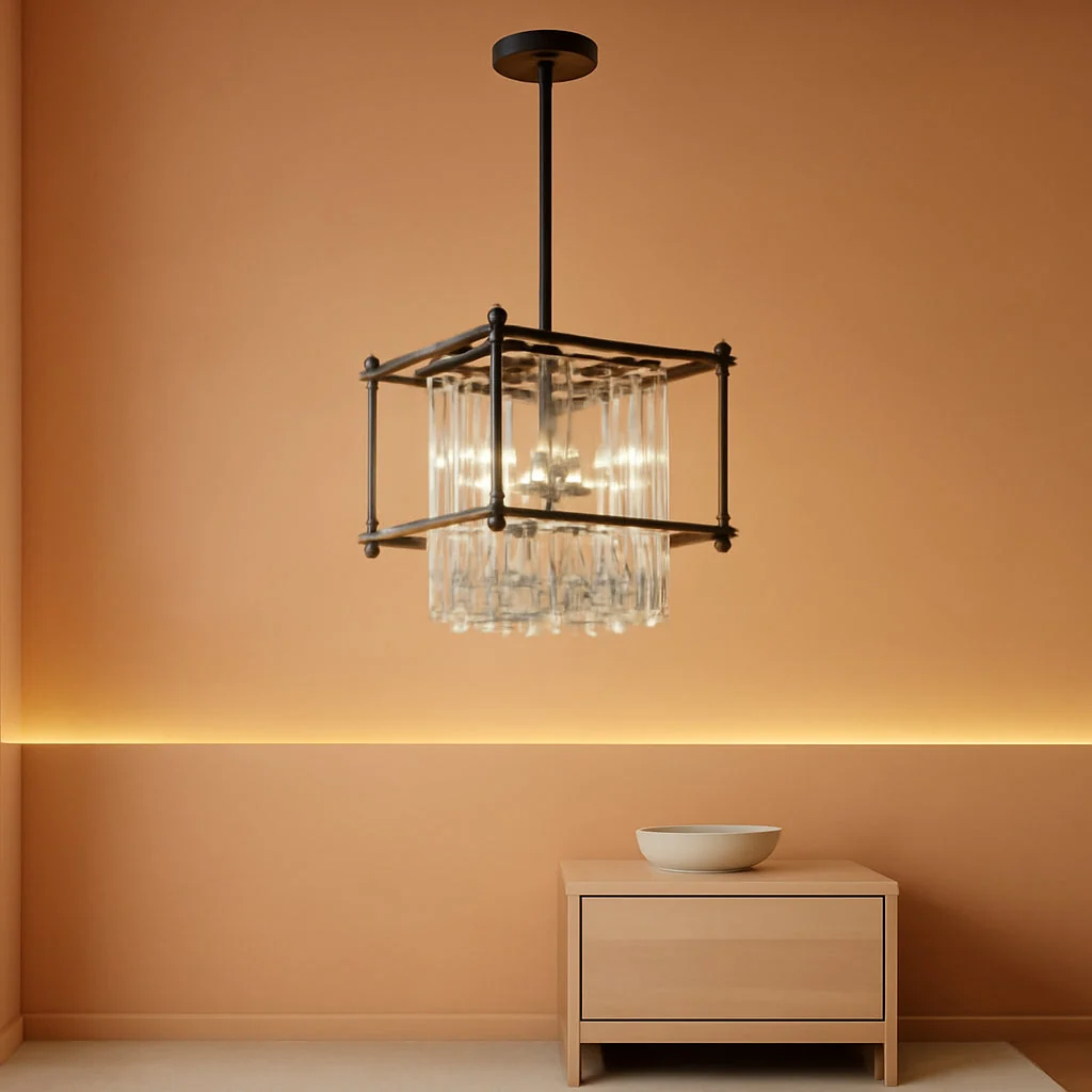 Consistent Black Crystal Chandelier For Entryway Ceiling Light Flexible