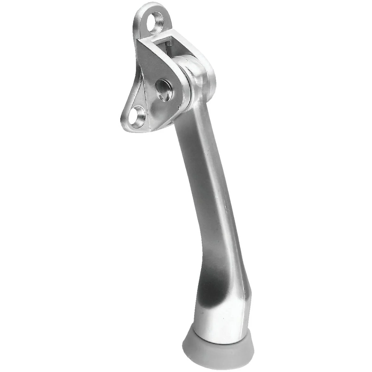 Fine National V2384 In. Satin Chrome Kickdown Door Holder Solid
