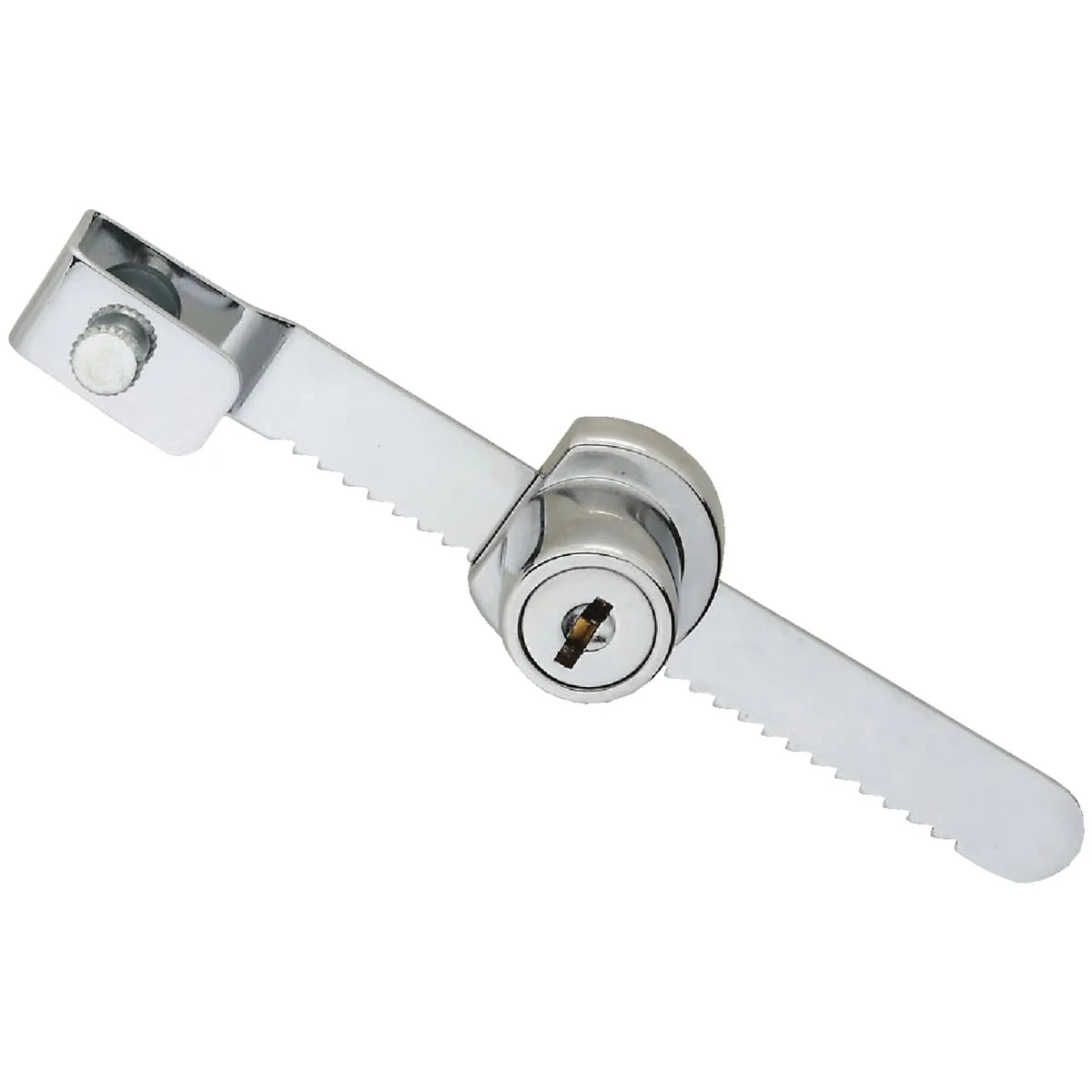 High-End National 4-1 2 In. Chrome Keyed Showcase Lock - Keyed Alike Elite